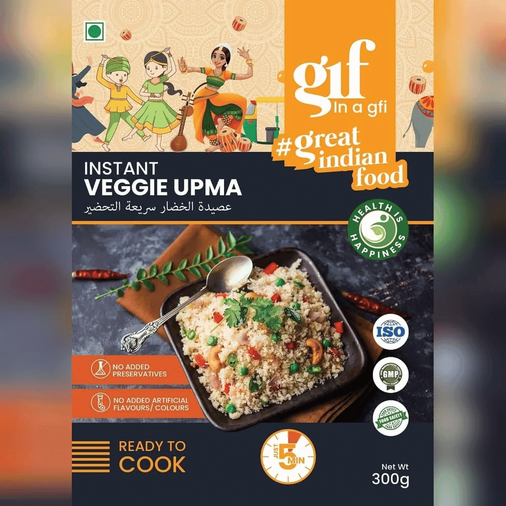 Great Indian Food Instant Veggie Upma 300Gm